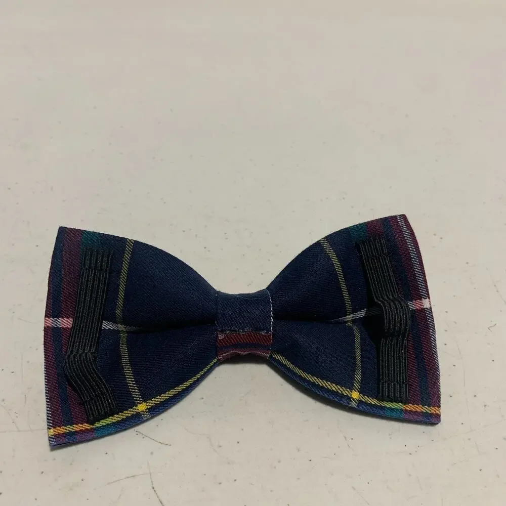 Dogwong Plaid Dog Collar With Bowtie For Medium or Large Dog Brand New